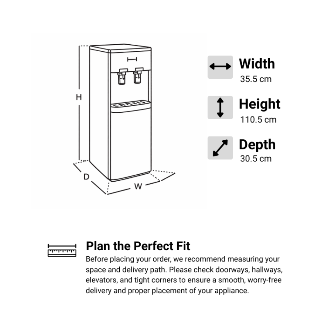 CWD16HC-PR3 Bottom Load Water Dispenser