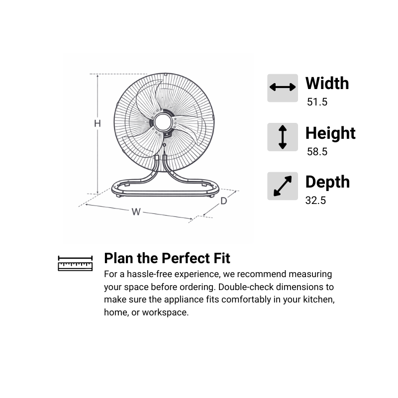 CHFF-1801MX Floor Fan