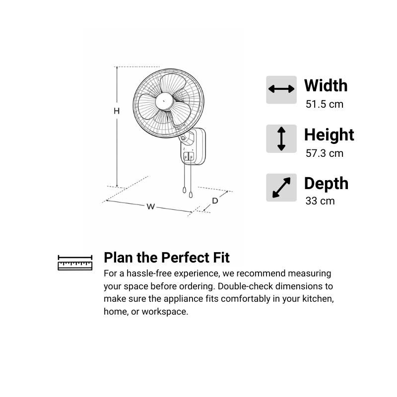 CHWF-1801MX Wall Fan
