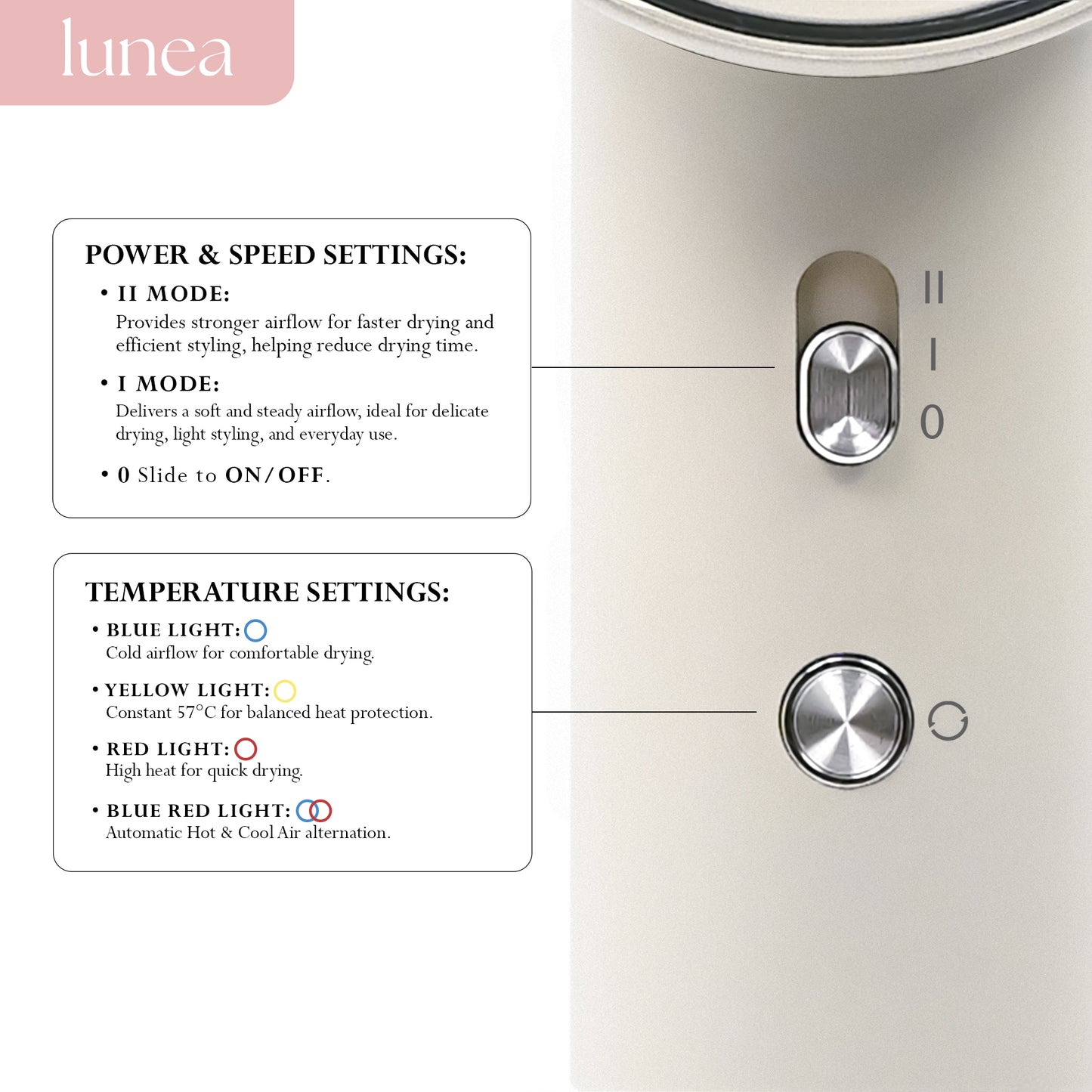 Lunea Air Classic High-Speed Hair Dryer