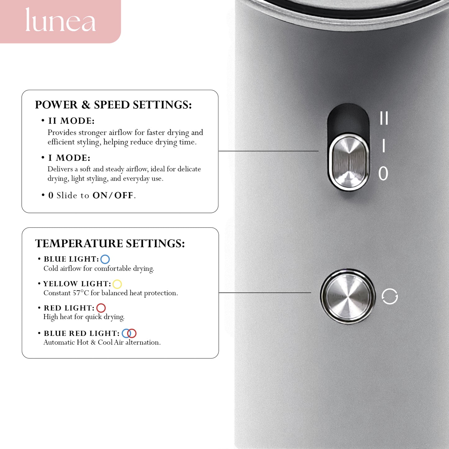 Lunea Air Classic High-Speed Hair Dryer
