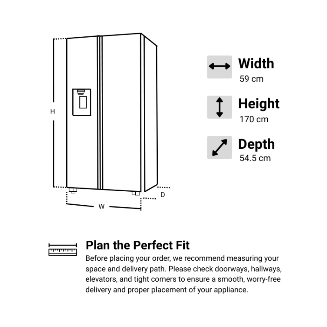 CRF-BNF952V-SS No Frost Inverter Refrigerator