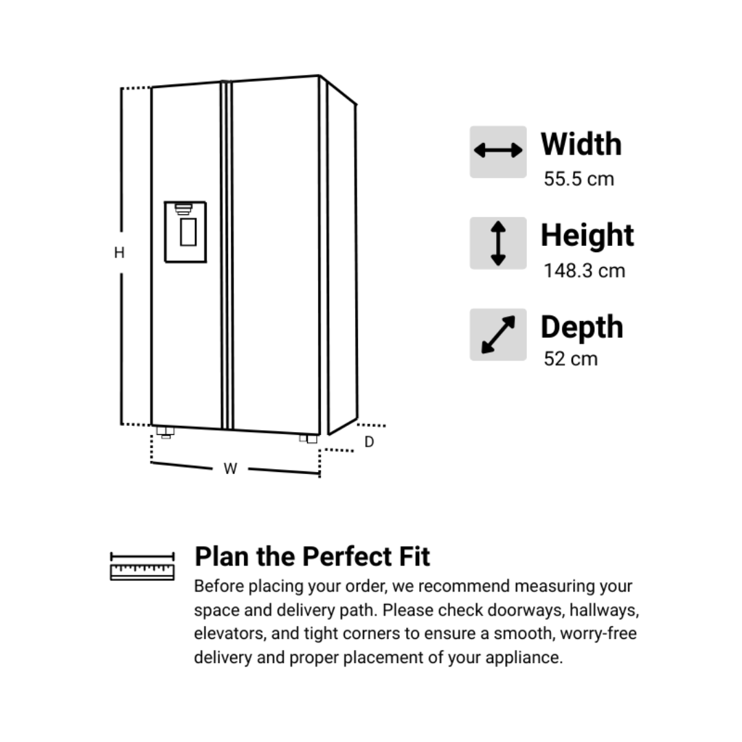 CRF-BDC751-SS Direct Cooling Refrigerator