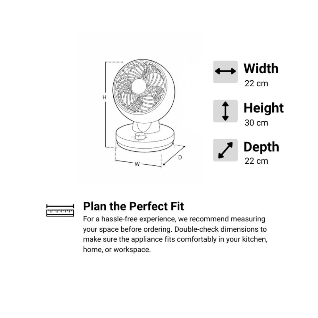 CCF‑6 Air Circulator – 6″ Blade